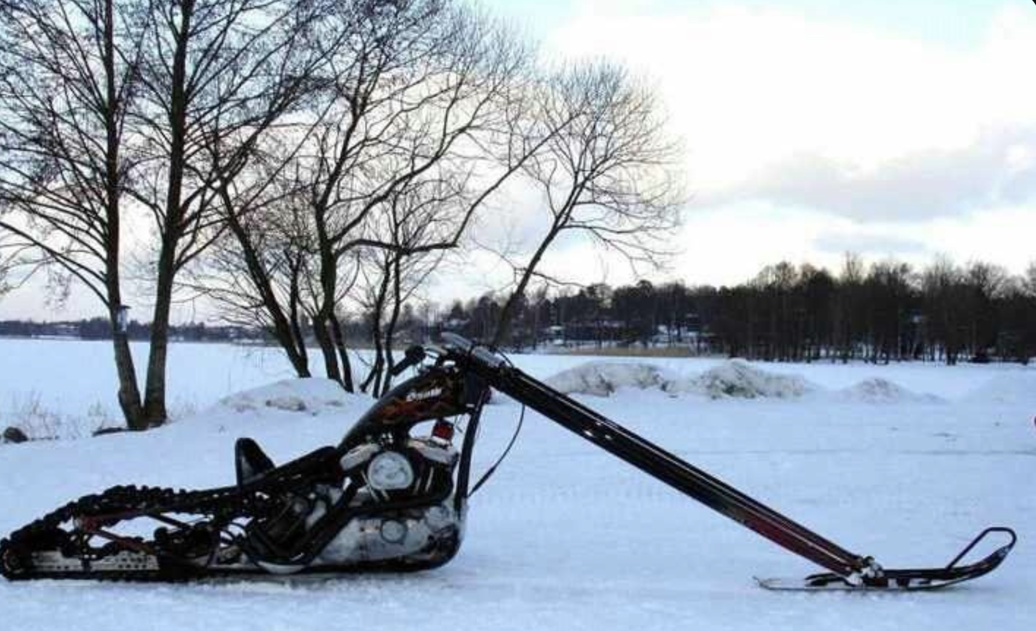 harley snow bike